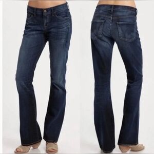 Citizens Of Humanity Y2K Dita Petite Bootcut Low Rise Jeans 29 Hippie Western